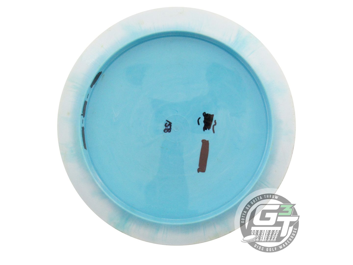 USED Innova Halo Star Destroyer 158g White-Sky Blue Distance Driver Golf Disc
