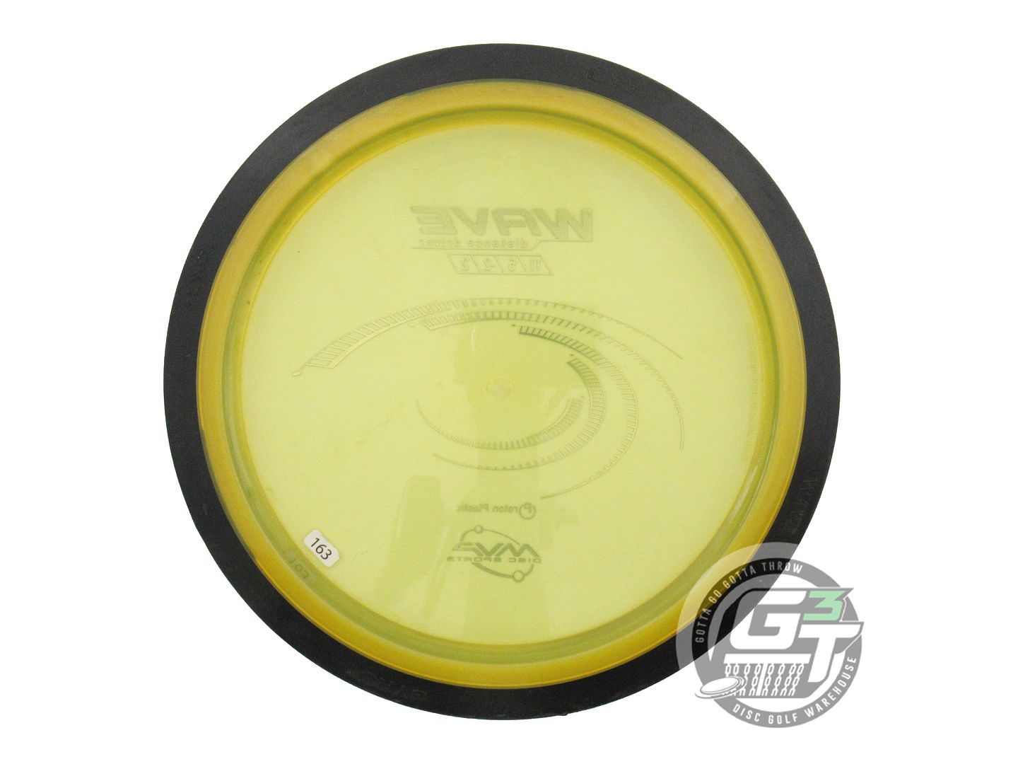 USED MVP Disc Sports Classic Proton Wave 163g Yellow Distance Driver Golf Disc