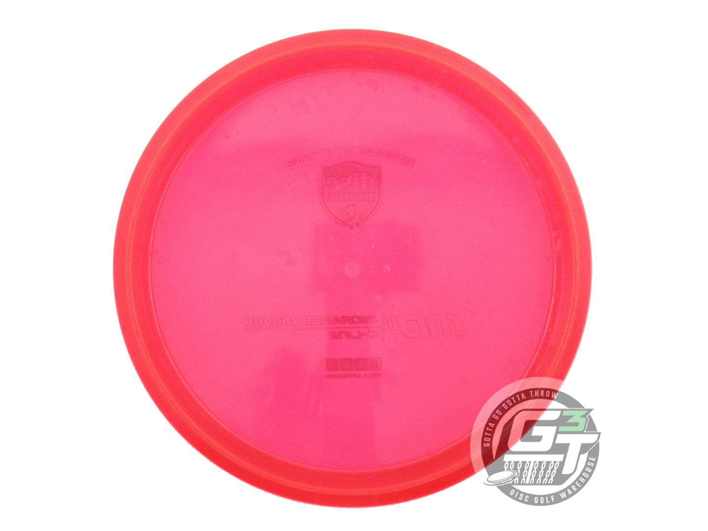 USED DiscMania C-Line MD3 179g Red Aqua Foil Midrange Golf Disc