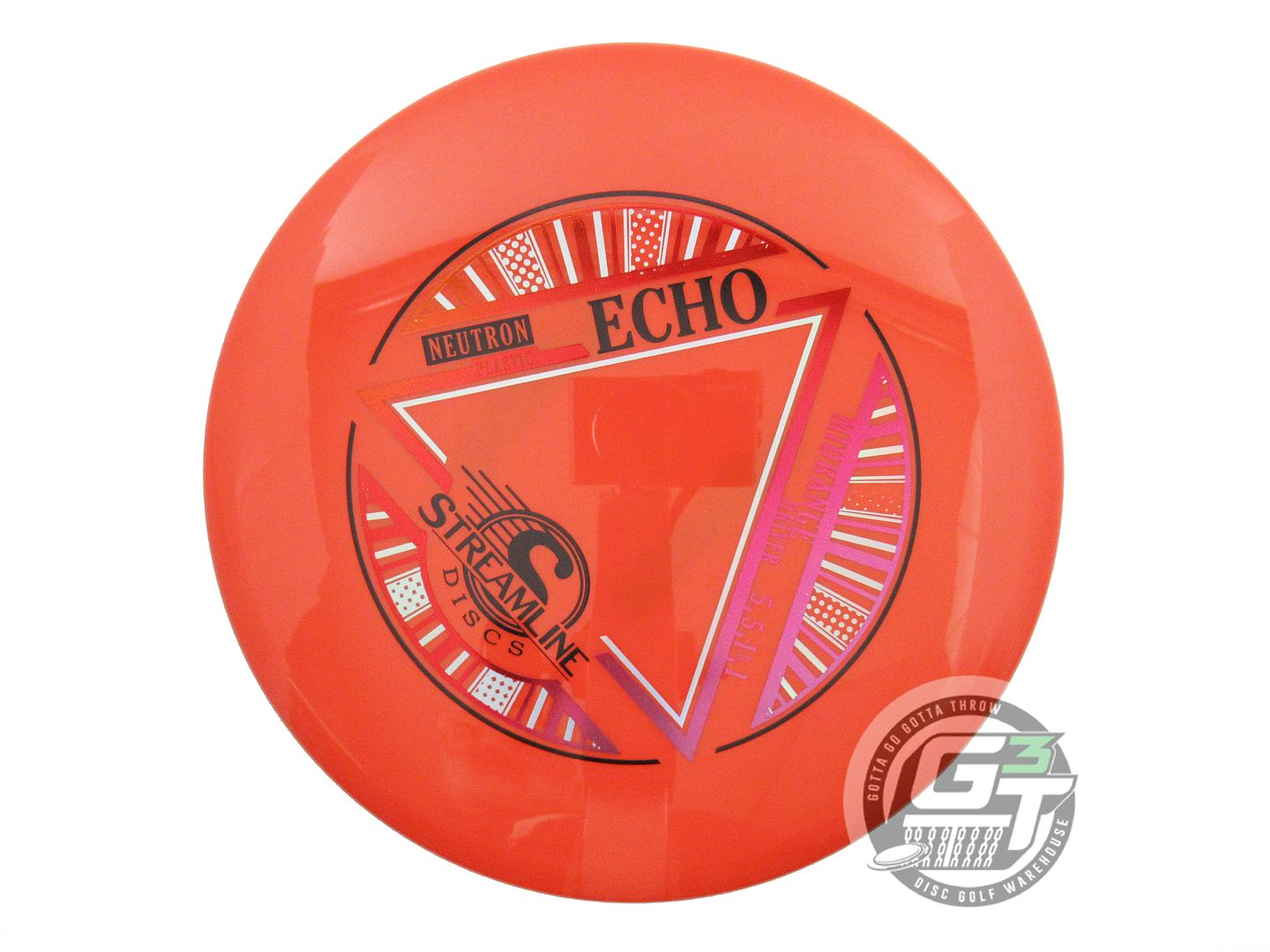 USED Streamline Discs Neutron Echo 176g Orange Midrange Golf Disc