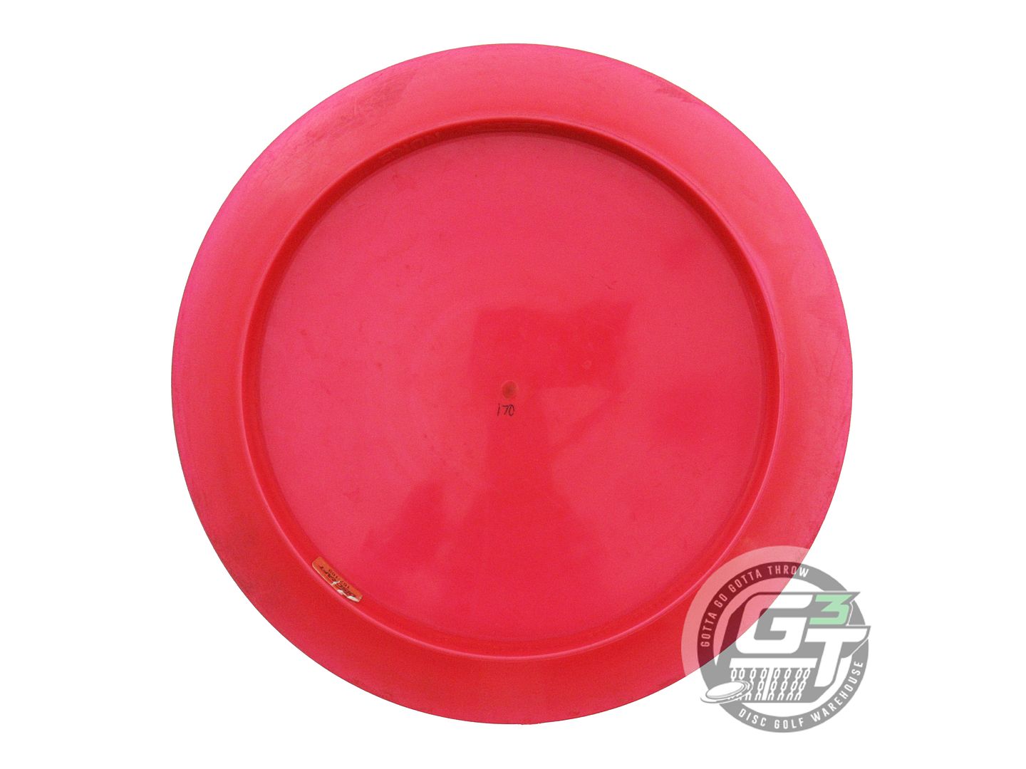 USED Discraft X Nuke 170g Red Gold Shatter Foil Distance Driver Golf Disc