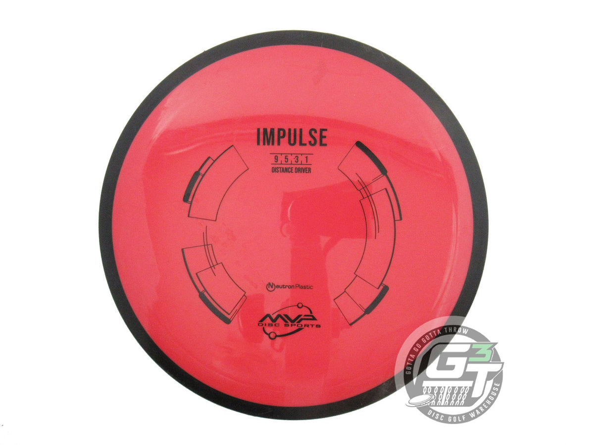 USED MVP Disc Sports Neutron Impulse 170g Red Distance Driver Golf Disc
