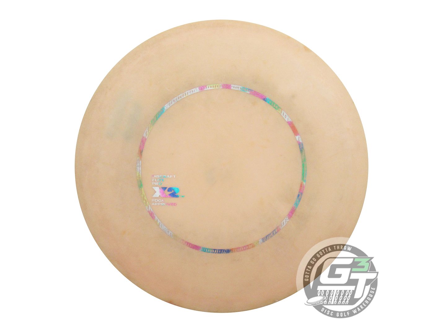 USED Discraft Elite X X2 169g Peach Jellybean Foil Distance Driver Golf Disc
