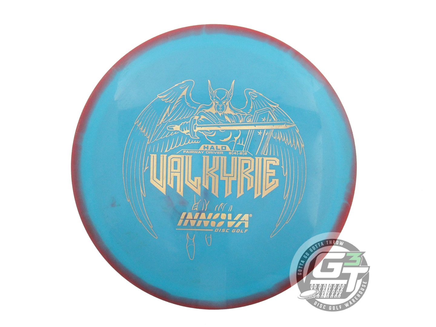USED Innova Halo Star Valkyrie 172g Red-Teal Distance Driver Golf Disc