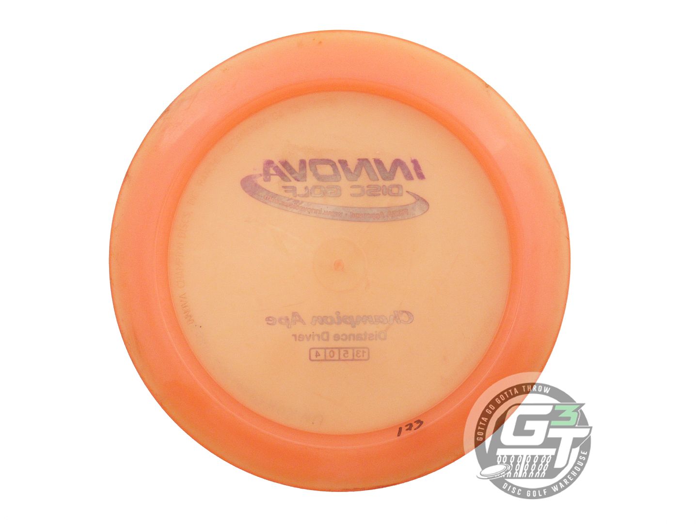 USED Innova Champion Ape 173g Peach Purple Foil Distance Driver Golf Disc