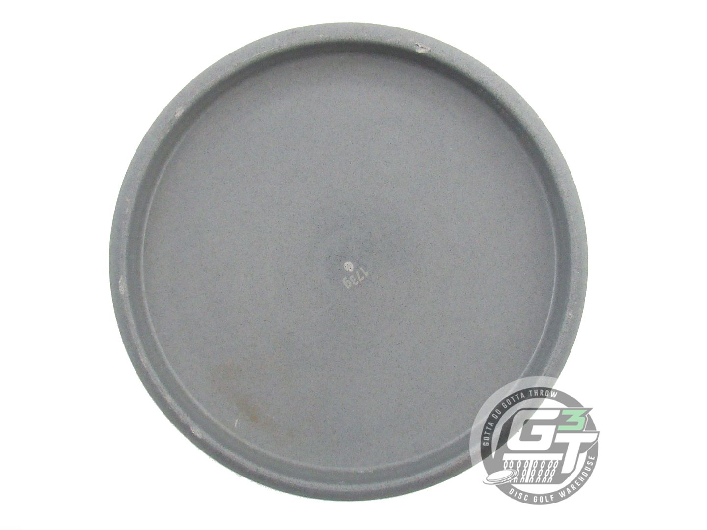 USED Discraft [LEDGESTONE] Glo Rubber Blend Luna 174g Gray Putter Golf Disc