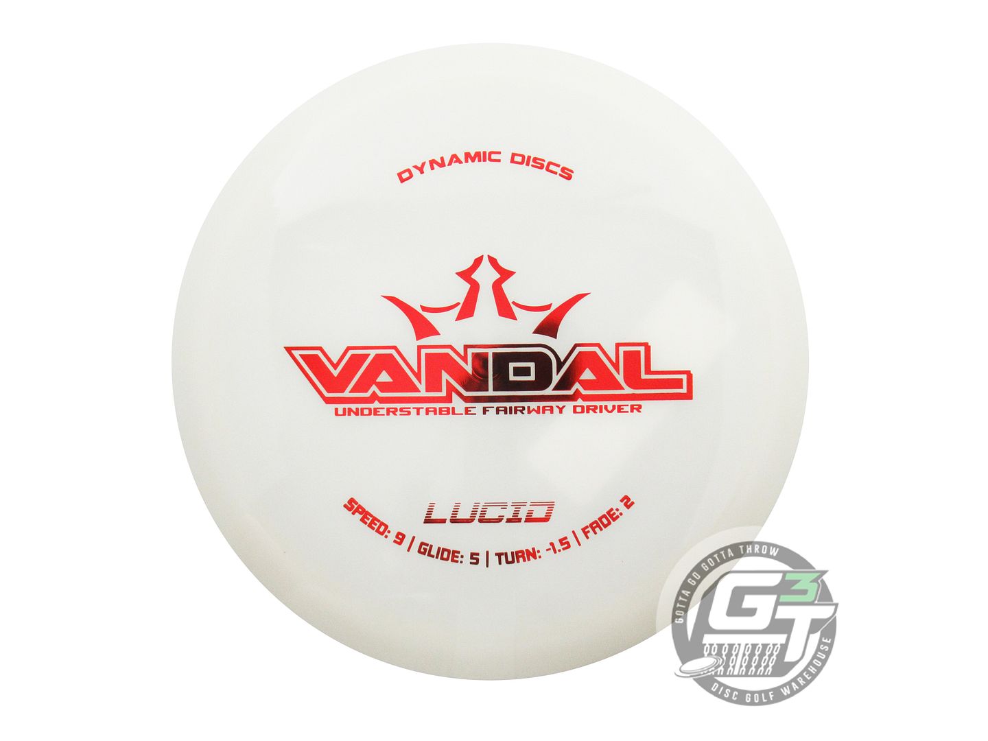 Dynamic Discs Lucid Vandal Fairway Driver Golf Disc (Individually Listed)