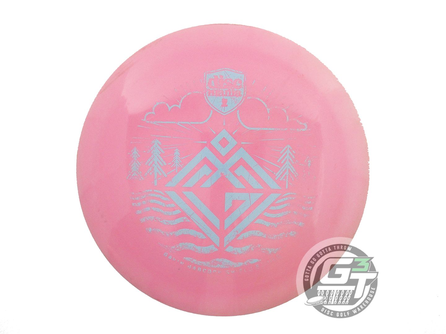 USED DiscMania [BABCOCK] Swirly S-Line DD3 171g Pink Gray Stamp Driver Golf Disc