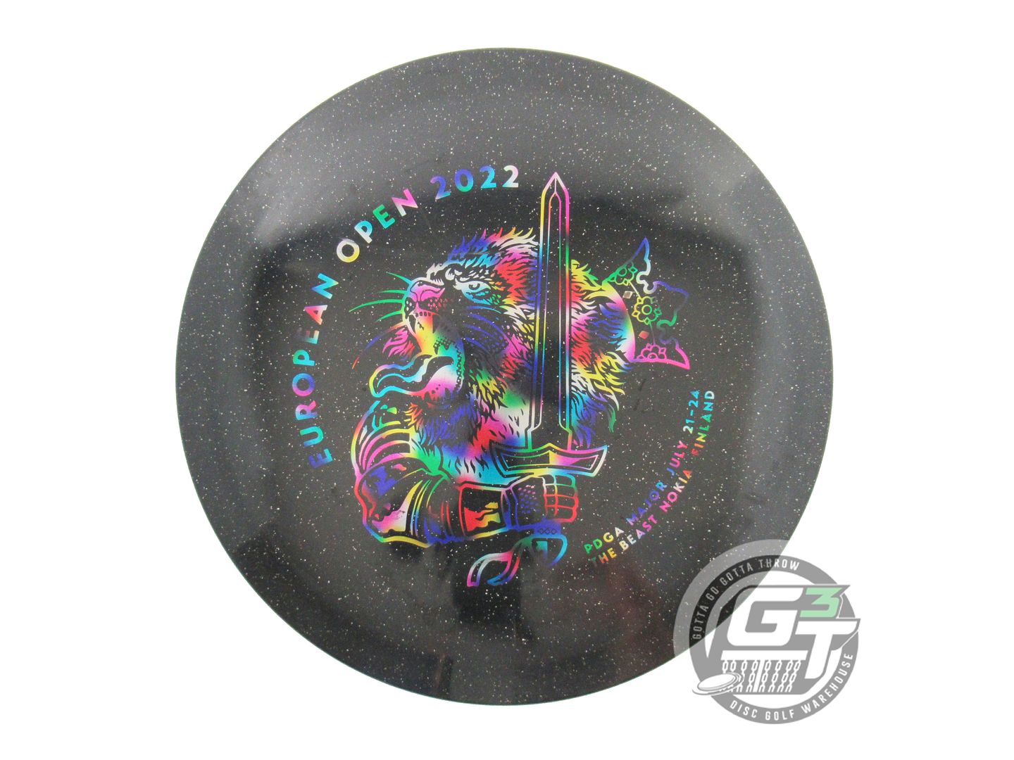 USED DiscMania [EUROPEAN OPEN] Metal Flake C-Line FD3 173g Black Driver Disc