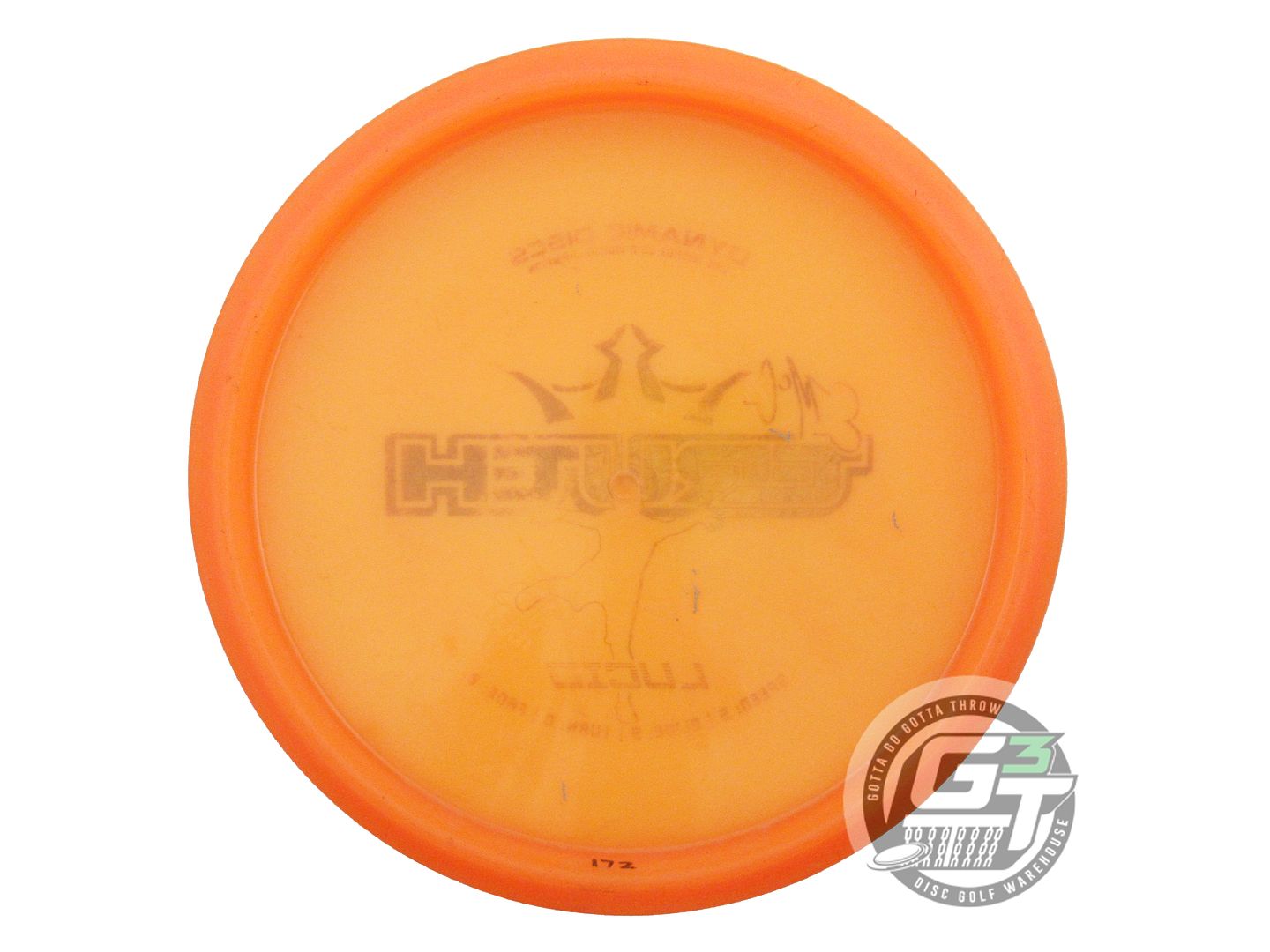 USED Dynamic Discs Lucid EMAC Truth 172g Orange Purple Foil Midrange Golf Disc
