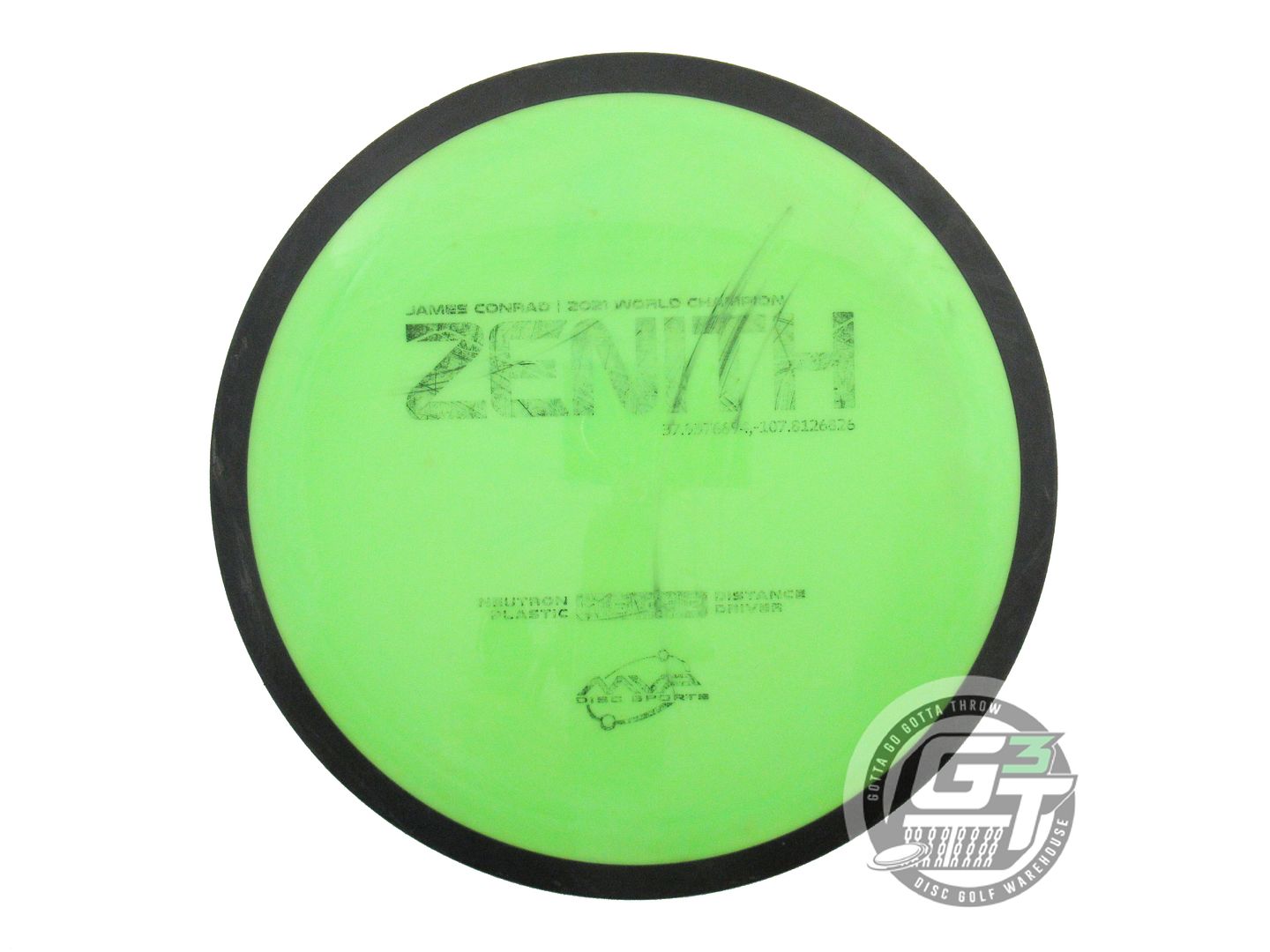 USED MVP Disc Sports Neutron Zenith 172g Lime Fairway Driver Golf Disc