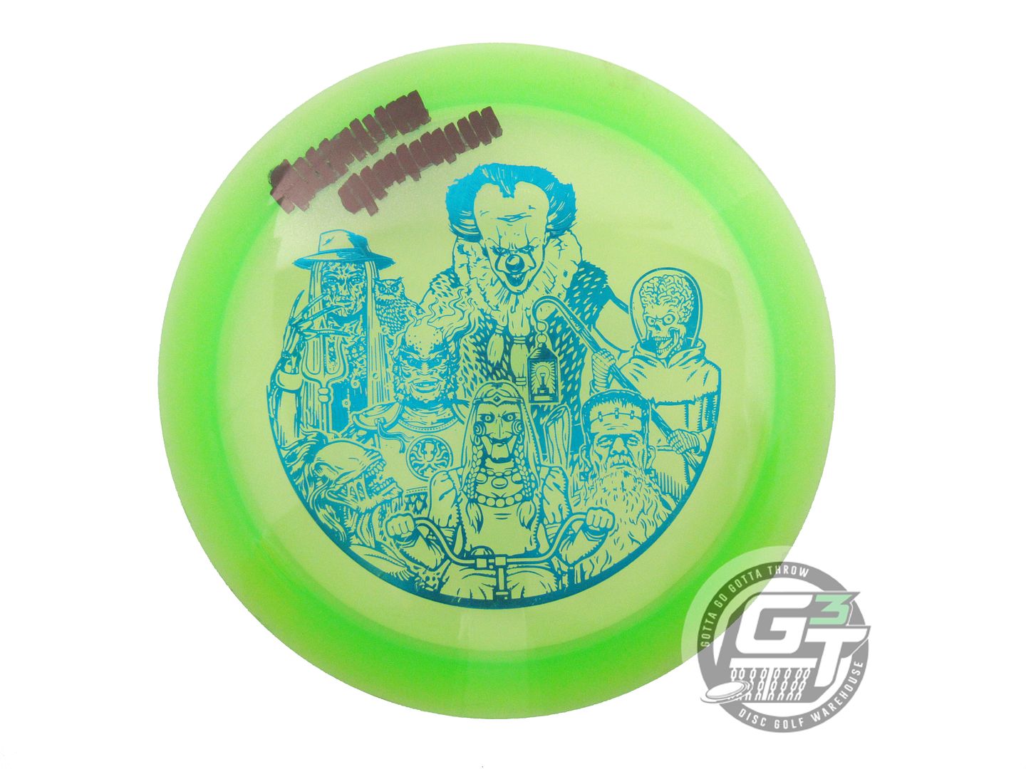 USED Westside Discs HALLOWEEN Glimmer VIP Boatman 173g Lime Distance Driver Disc
