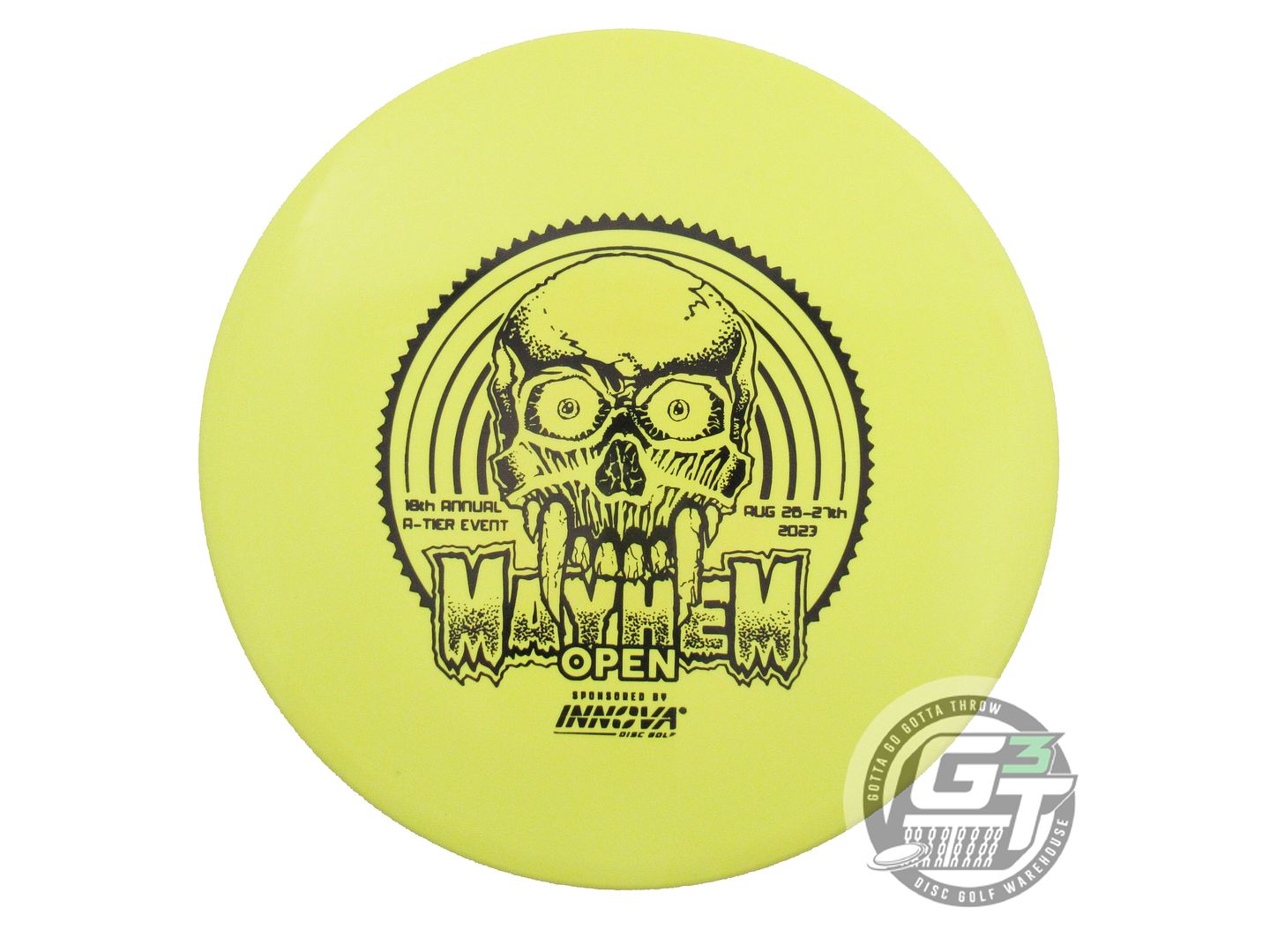 USED Innova Star Rat 176g Yellow Black Stamp Midrange Golf Disc