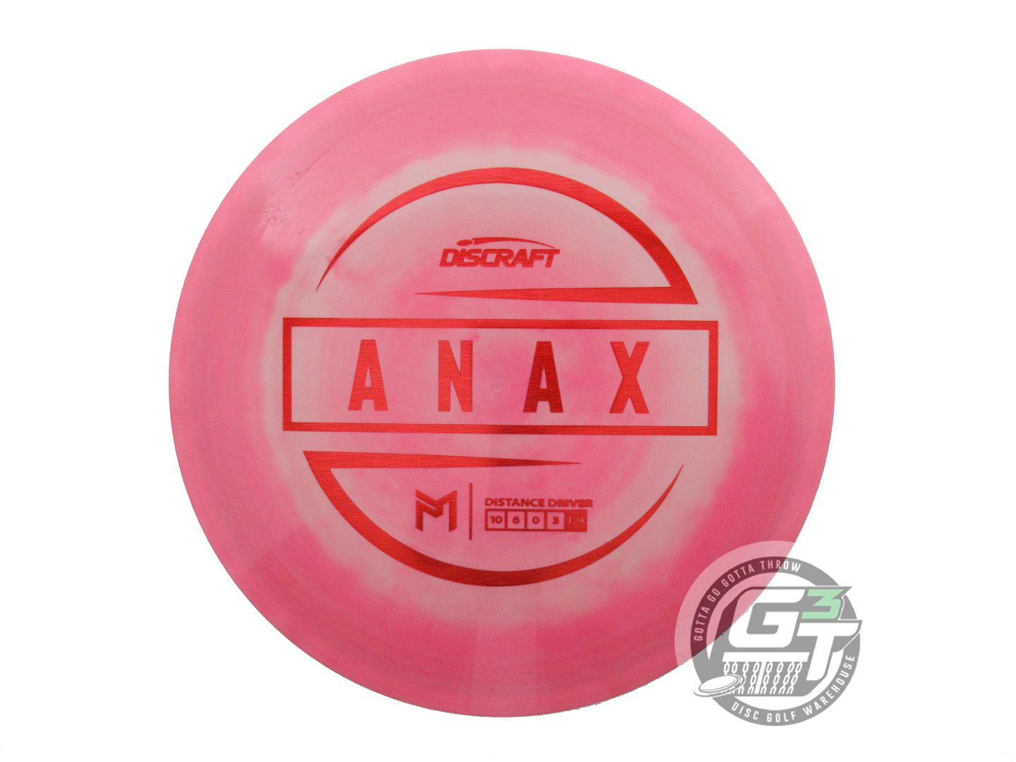 USED Discraft [McBETH] ESP Anax 173g Pink Copper Weave Foil Driver Golf Disc