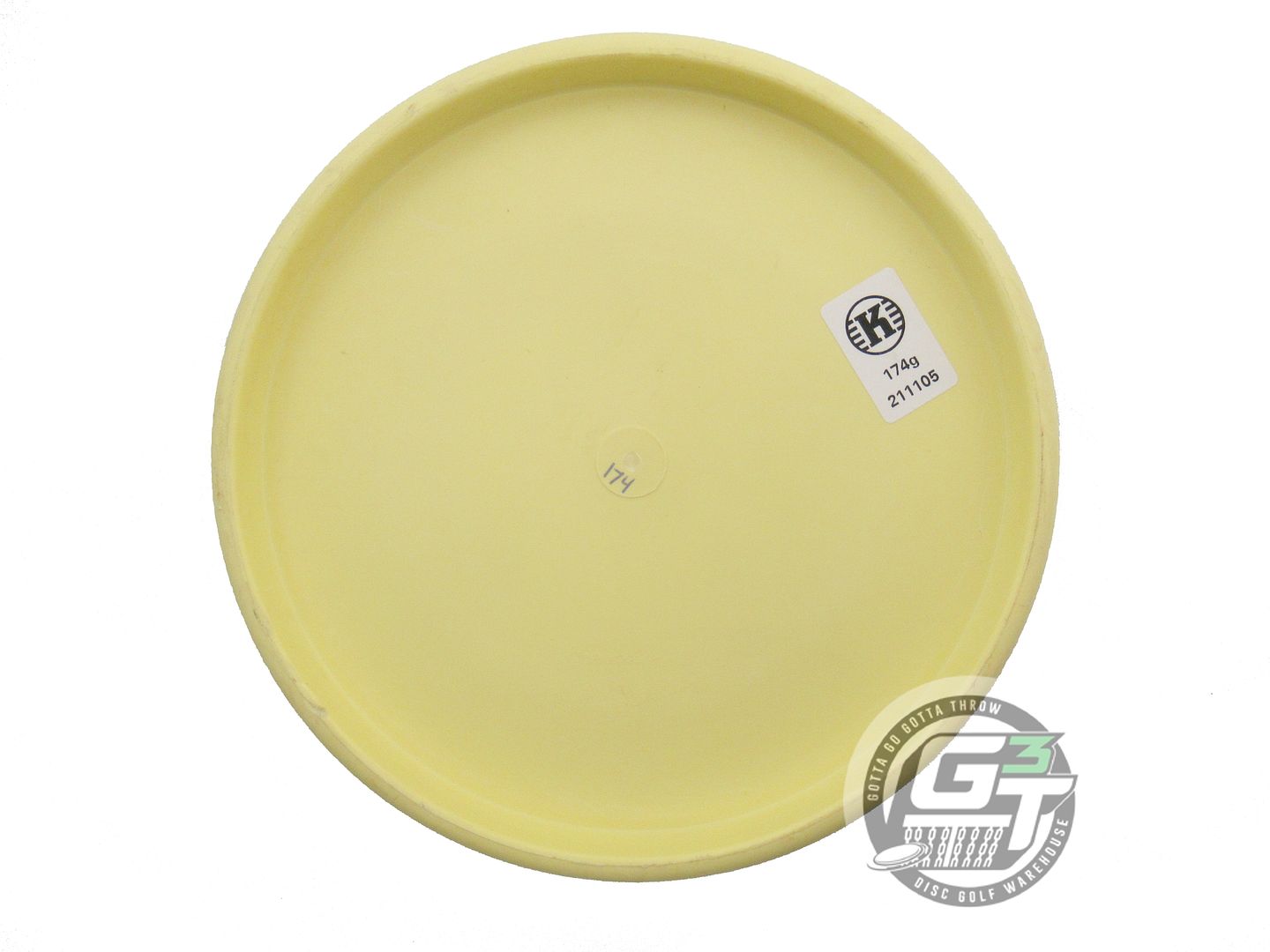 USED Kastaplast [STOKELY] K3 Berg 174g Yellow Silver Foil Putter Golf Disc