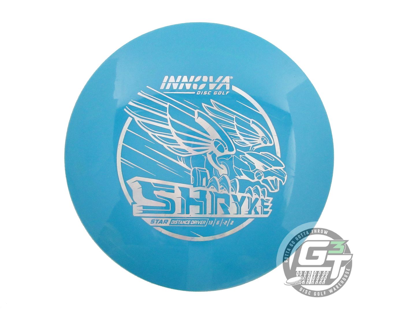 USED Innova Star Shryke 175g Teal Silver Holo Foil Distance Driver Golf Disc