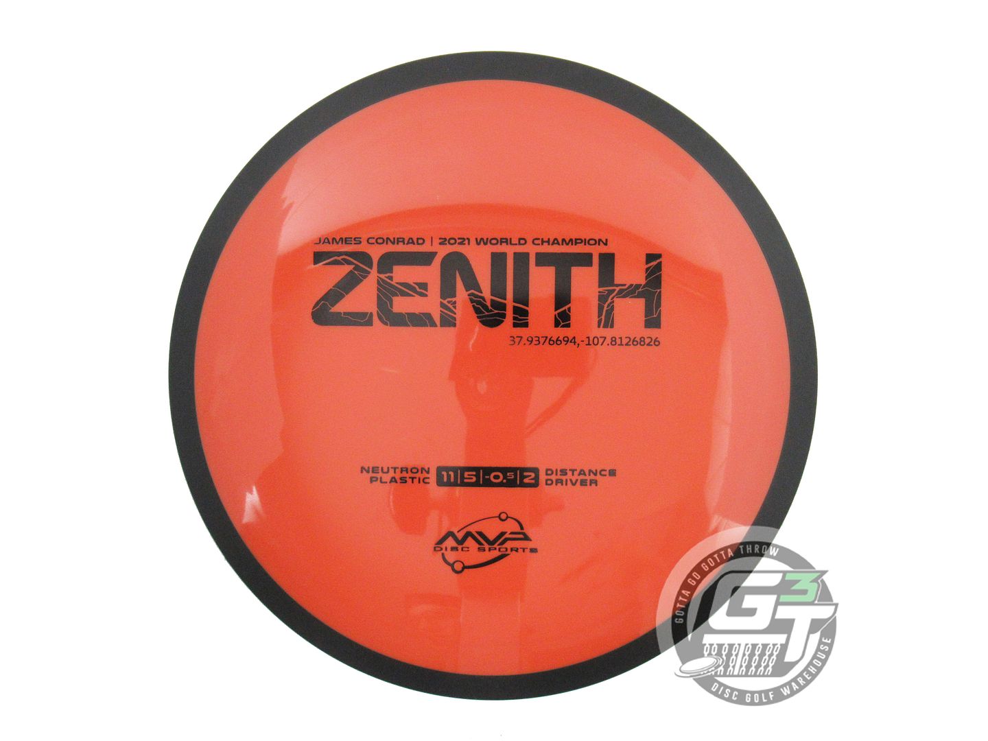 MVP Neutron Zenith [James Conrad 1X] Distance Driver Golf Disc (Individually Listed)