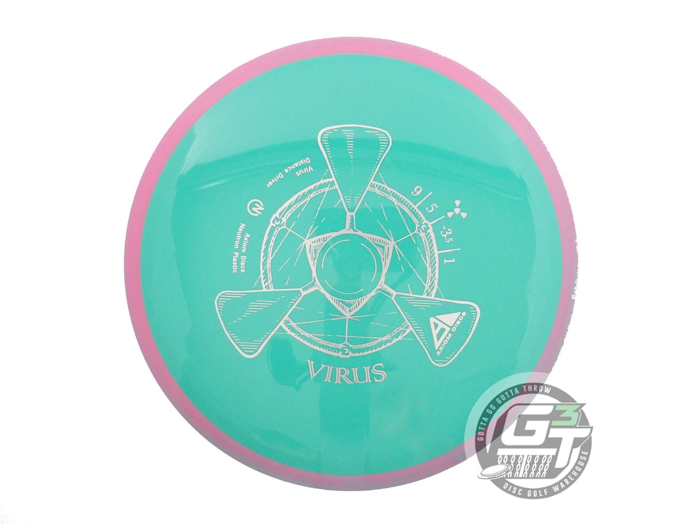 Axiom Neutron Virus Distance Driver Golf Disc (Individually Listed) - Gotta Go Gotta Throw