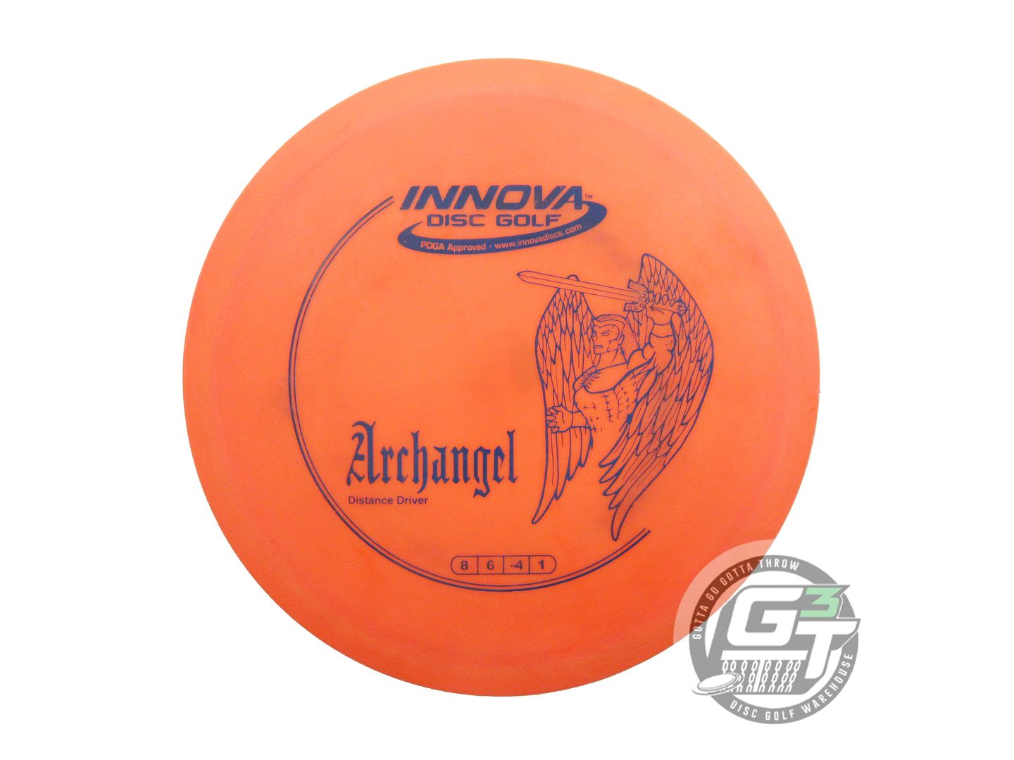 USED Innova DX Archangel 150g Orange Blue Stamp Distance Driver Golf Disc