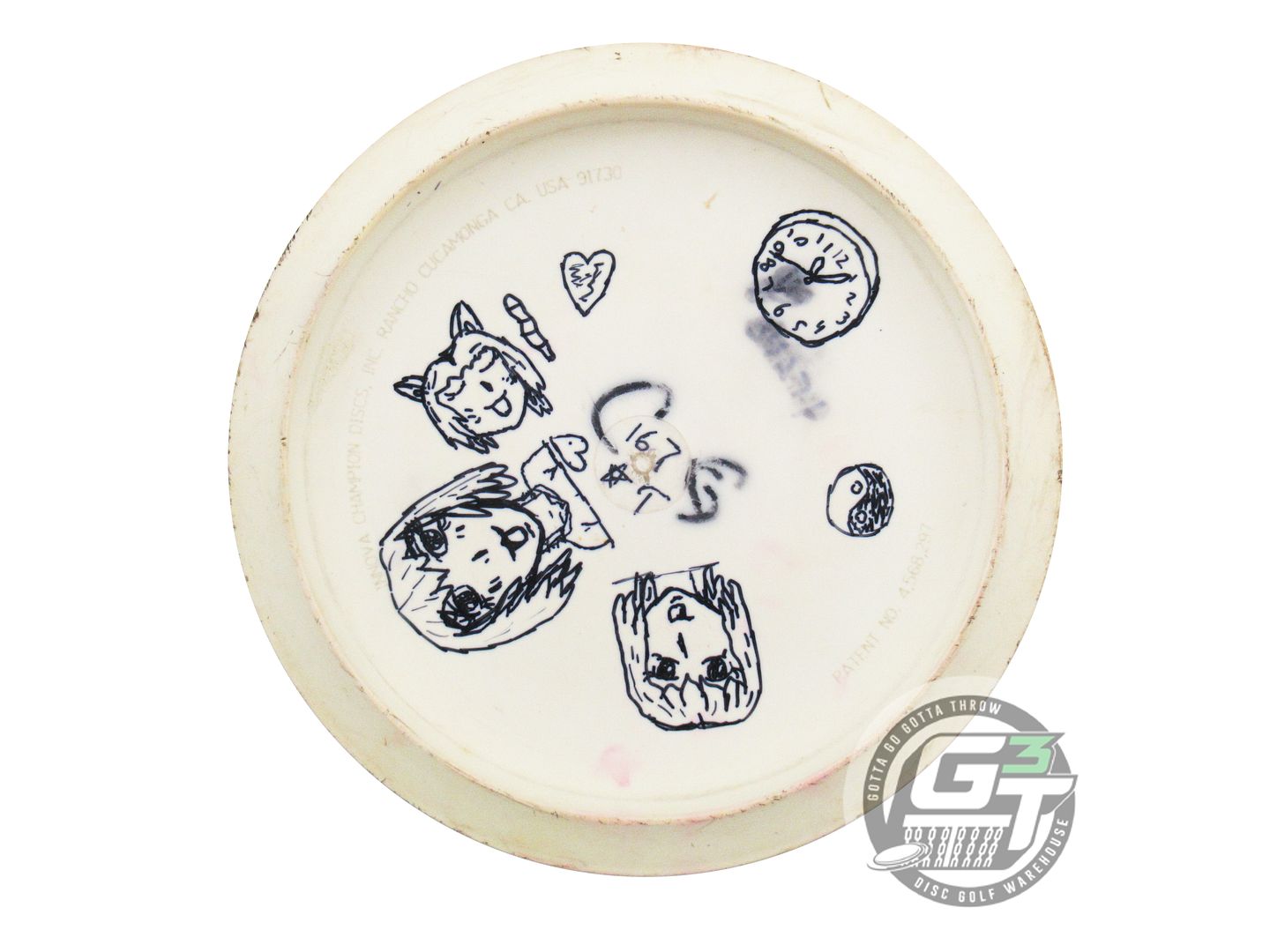USED Innova Star Teebird 167g White Blue Foil PFN SHARPIE Driver Disc