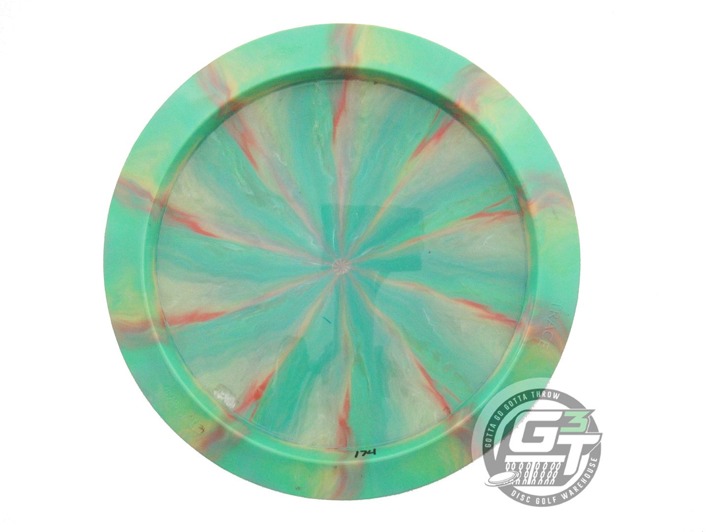 USED Streamline Discs Cosmic Neutron Trace 174g Green-Red Distance Driver Disc
