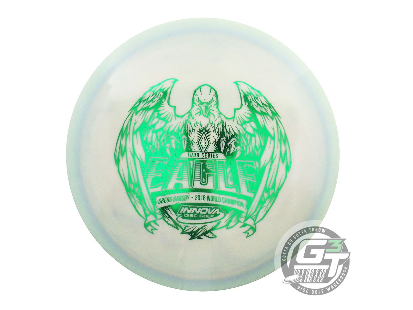 NOS Innova [BARSBY] Star Eagle 175g Sage-Peach Green Foil Driver Golf Disc