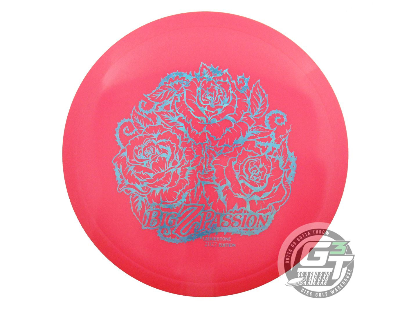 USED Discraft [LEDGESTONE] Big Z Passion 175g Pink Teal Shatter Driver Golf Disc
