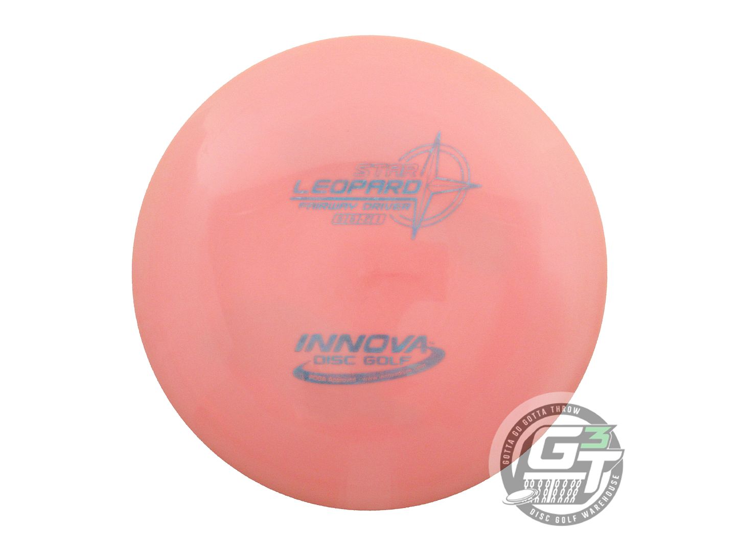 USED Innova Star Leopard 174g Lt. Pink Teal Shatter Foil Fairway Driver Disc