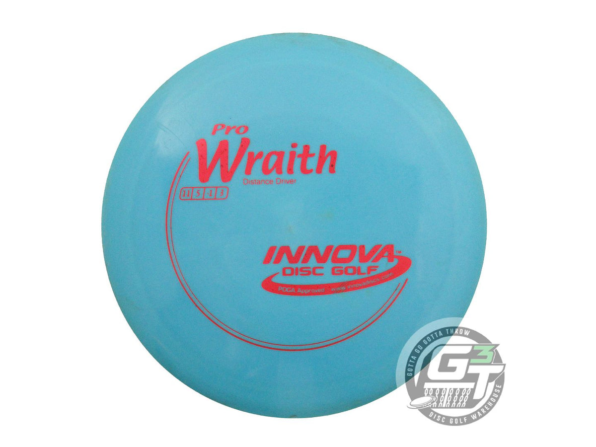 USED Innova Pro Wraith 168g Teal Red Foil Distance Driver Golf Disc