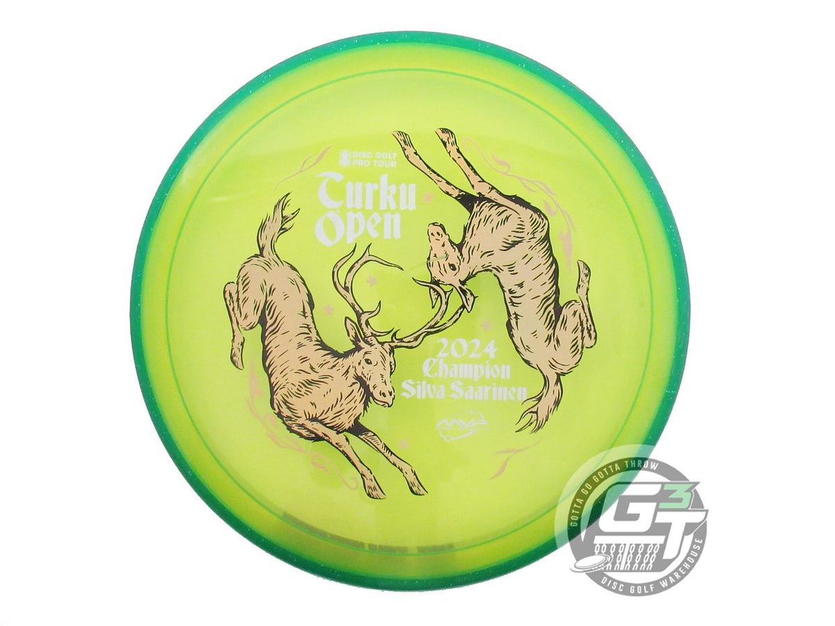 USED Axiom Discs [SAARINEN] Prism Proton Pyro 177g Yellow Midrange Golf Disc