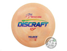 USED Discraft [PIERCE] ESP Nuke 177g Peach Rainbow Laser Distance Driver Disc