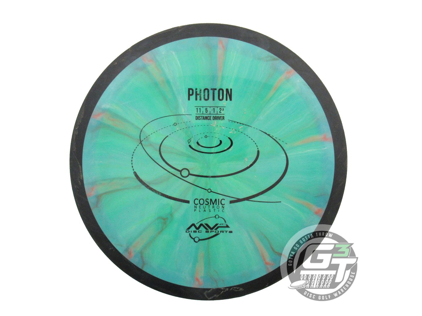 USED MVP Disc Sports Cosmic Neutron Photon 168g Green-Blue Distance Driver Disc
