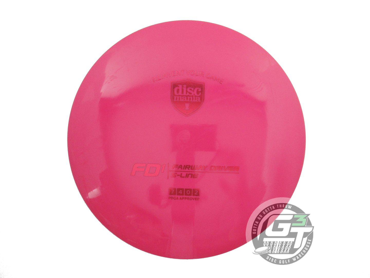 USED DiscMania S-Line FD1 174g Pink Red Foil Fairway Driver Golf Disc