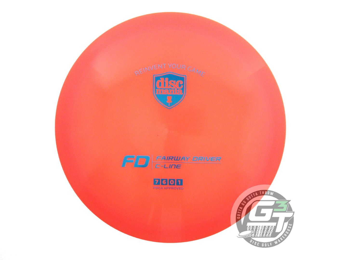 NOS DiscMania C-Line FD 174g Orange Blue Foil Fairway Driver Golf Disc