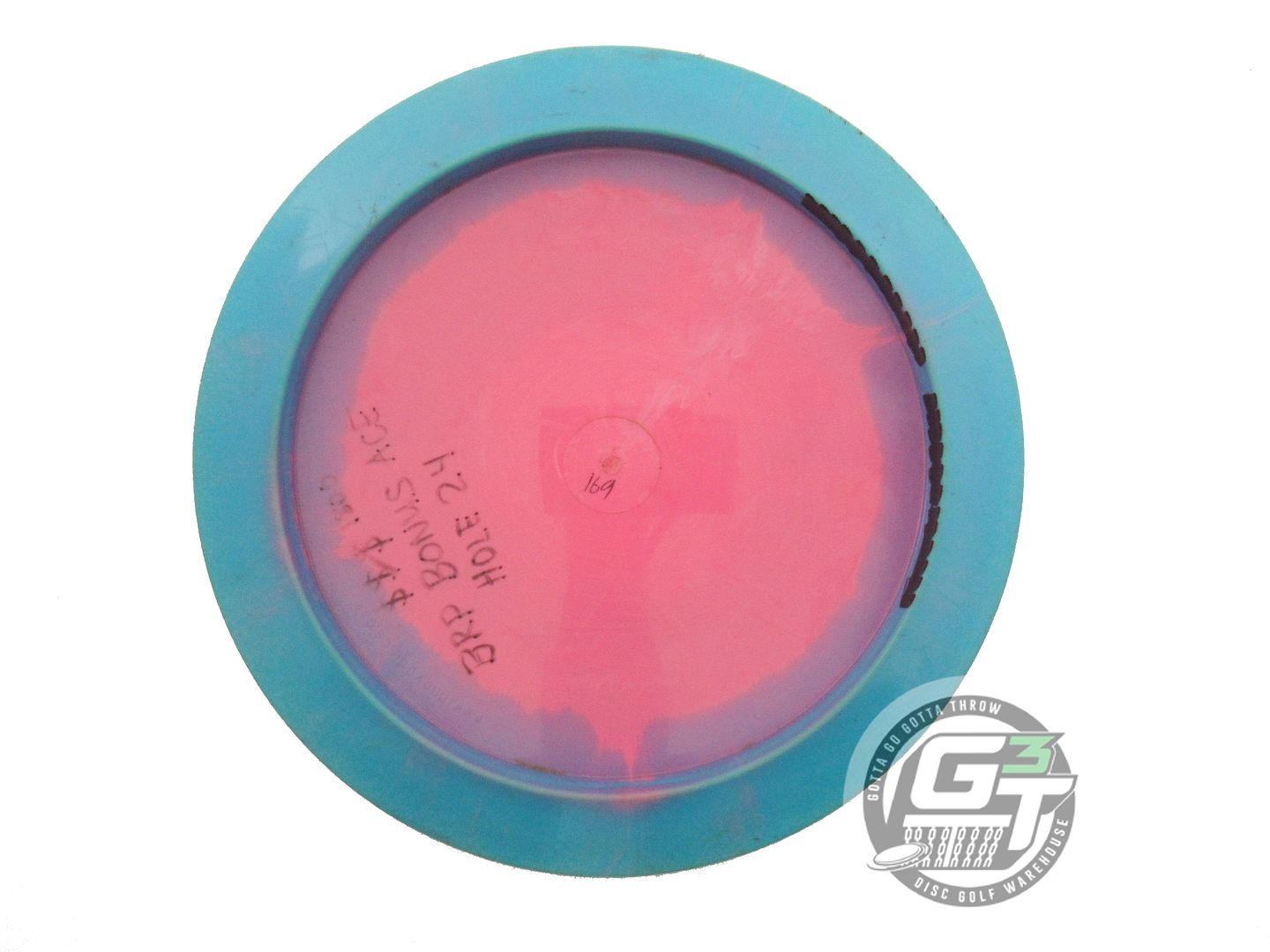 USED Innova Halo Star Destroyer 169g Teal-Pink Distance Driver Golf Disc