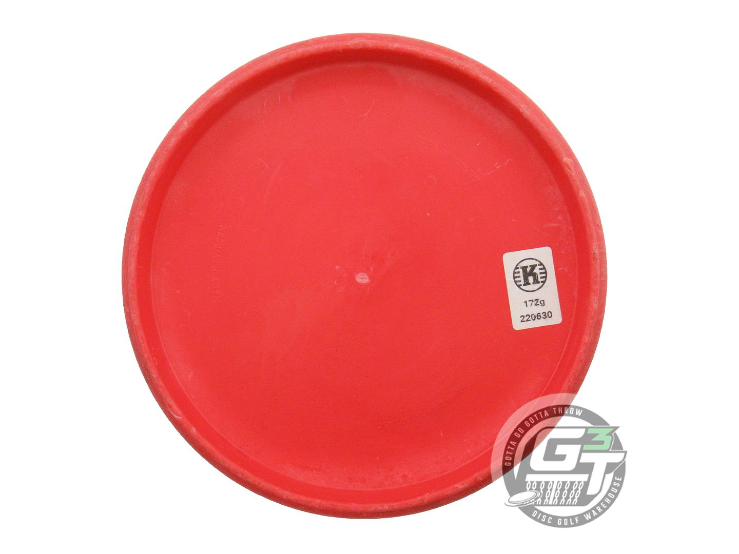 USED Kastaplast K3 Hard Reko 172g Red Silver Foil Putter Golf Disc