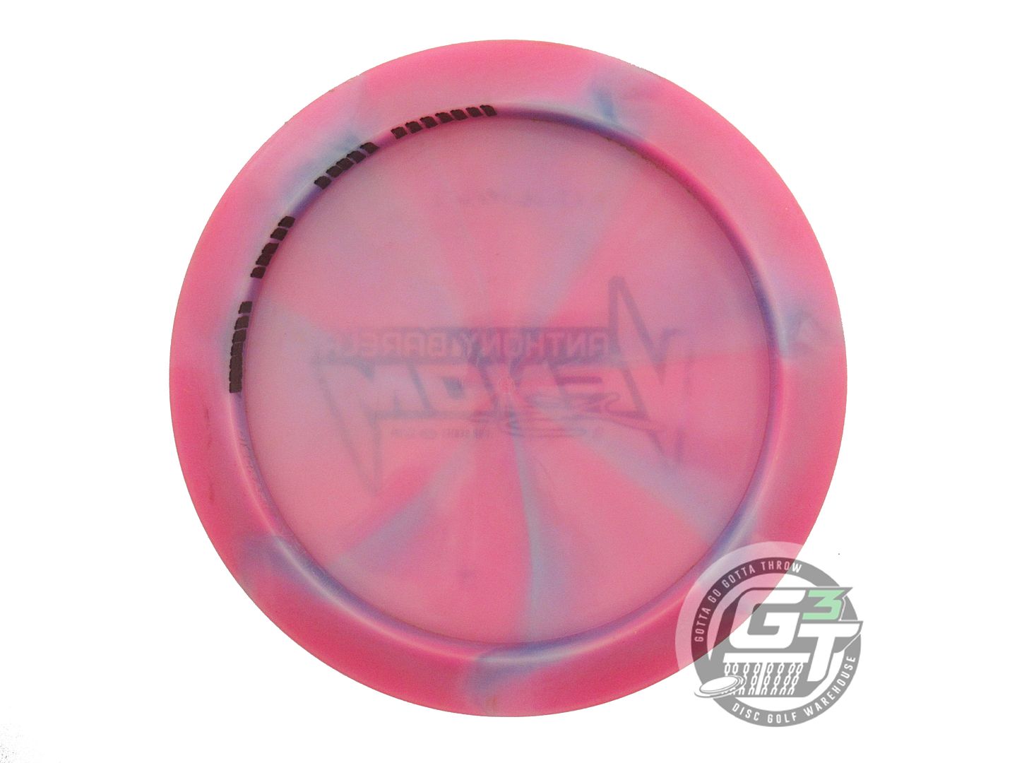 USED Discraft [BARELA] Z Swirl Venom 174g Pink-Purple Distance Driver Golf Disc