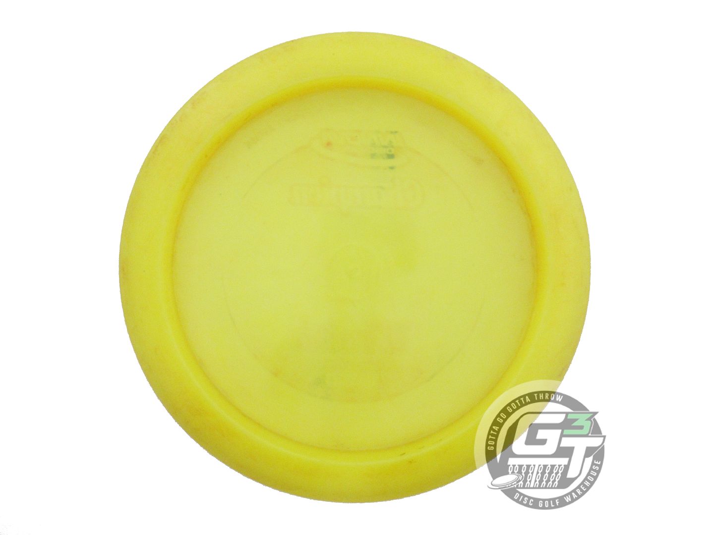 USED Innova Champion Wraith 174g Yellow Wiped Stamp Distance Driver Golf Disc