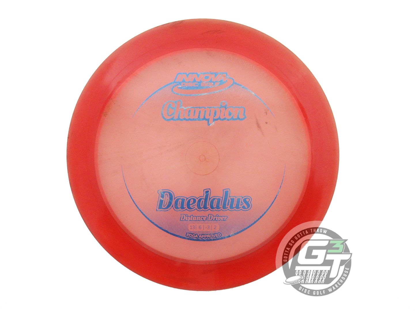 USED Innova Champion Daedalus 171g Red Blue Foil Distance Driver Golf Disc