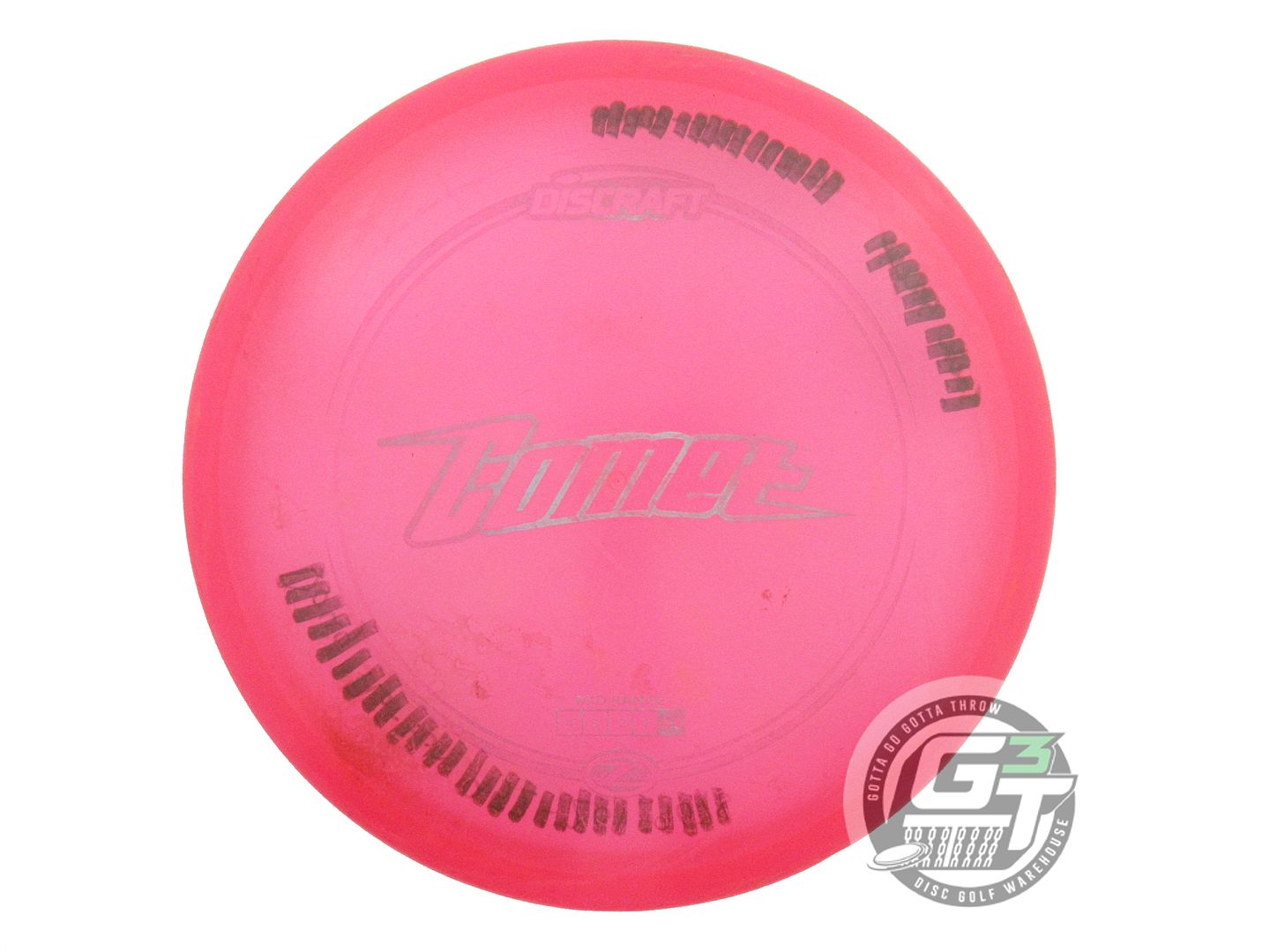 USED Discraft Z Comet 175g Pink Blue Holo Foil Midrange Golf Disc