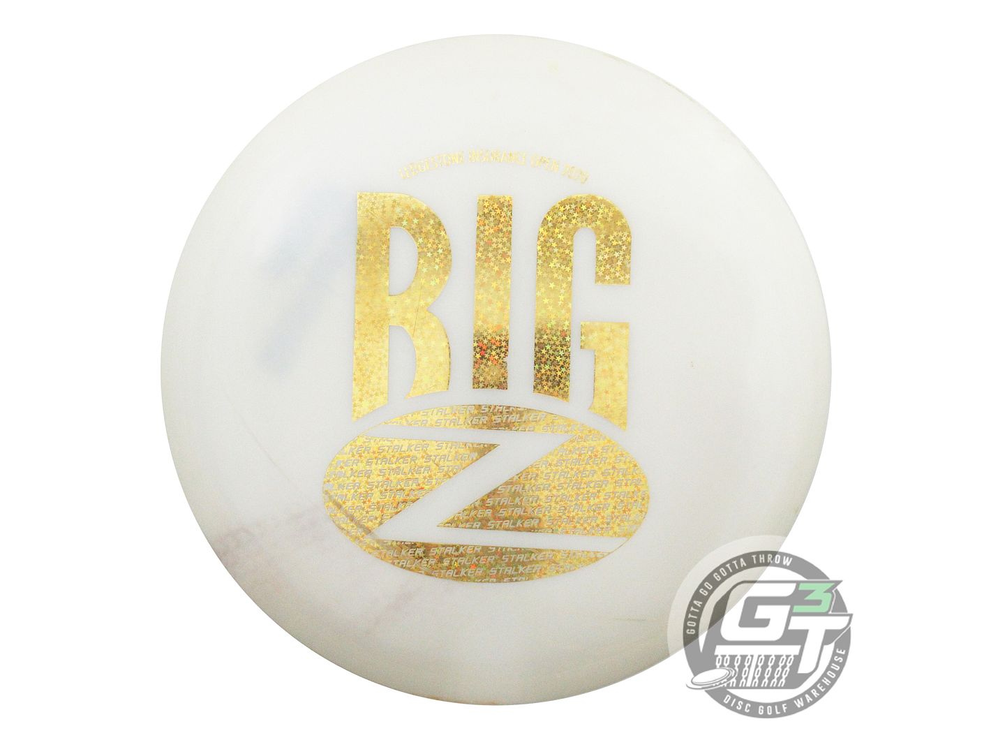 USED Discraft [LEDGESTONE] Big Z Stalker 177g White Gold Star Foil Driver Disc