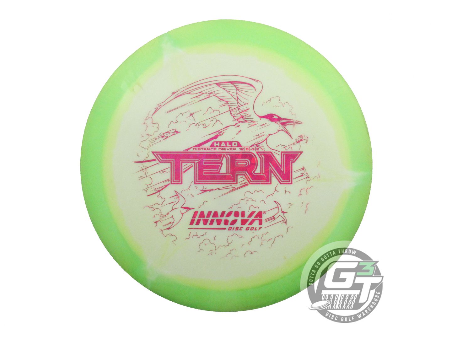 USED Innova Halo Star Tern 169g Lime-White Distance Driver Golf Disc