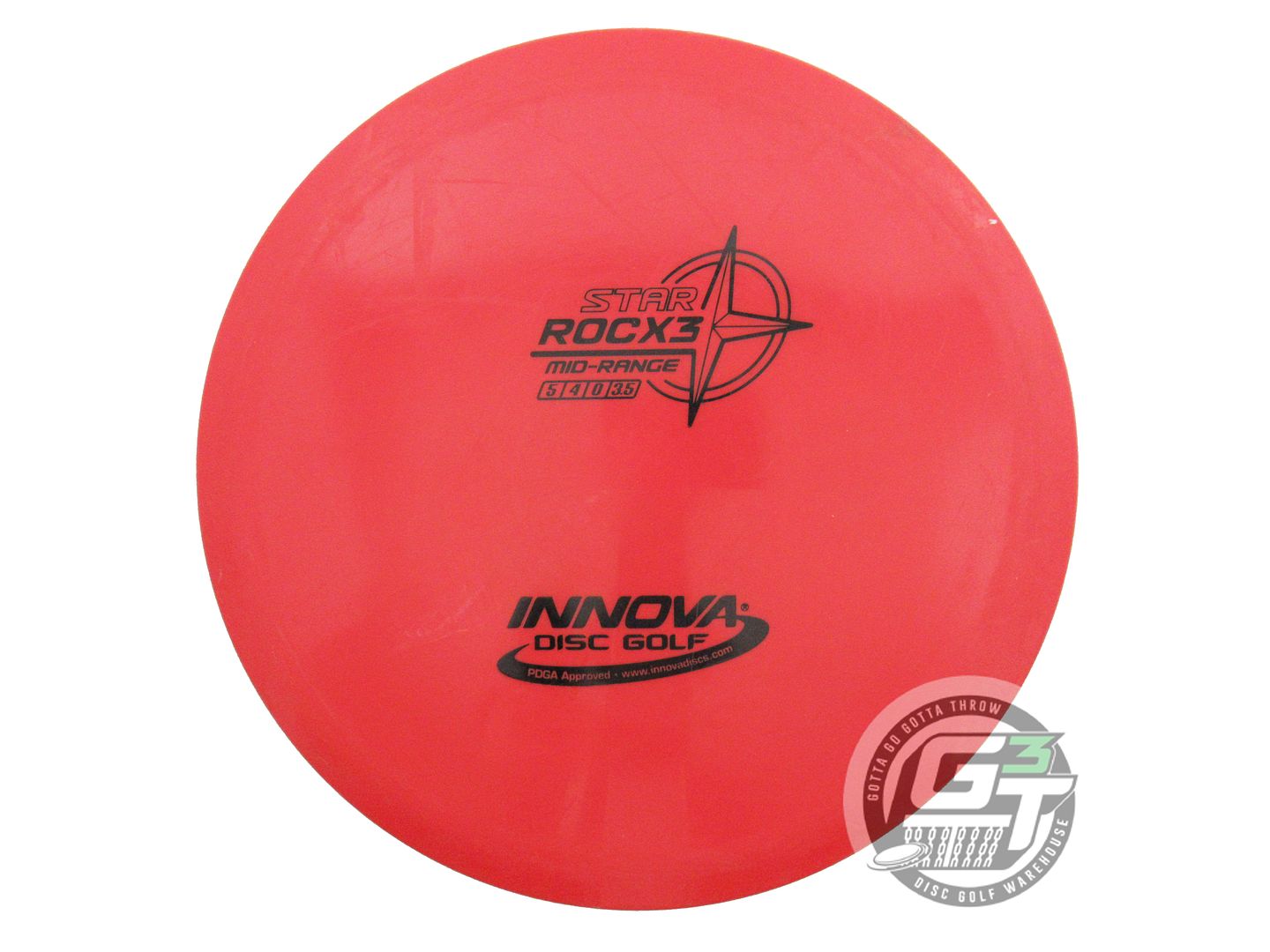 USED Innova Star RocX3 180g Red Black Stamp Midrange Golf Disc