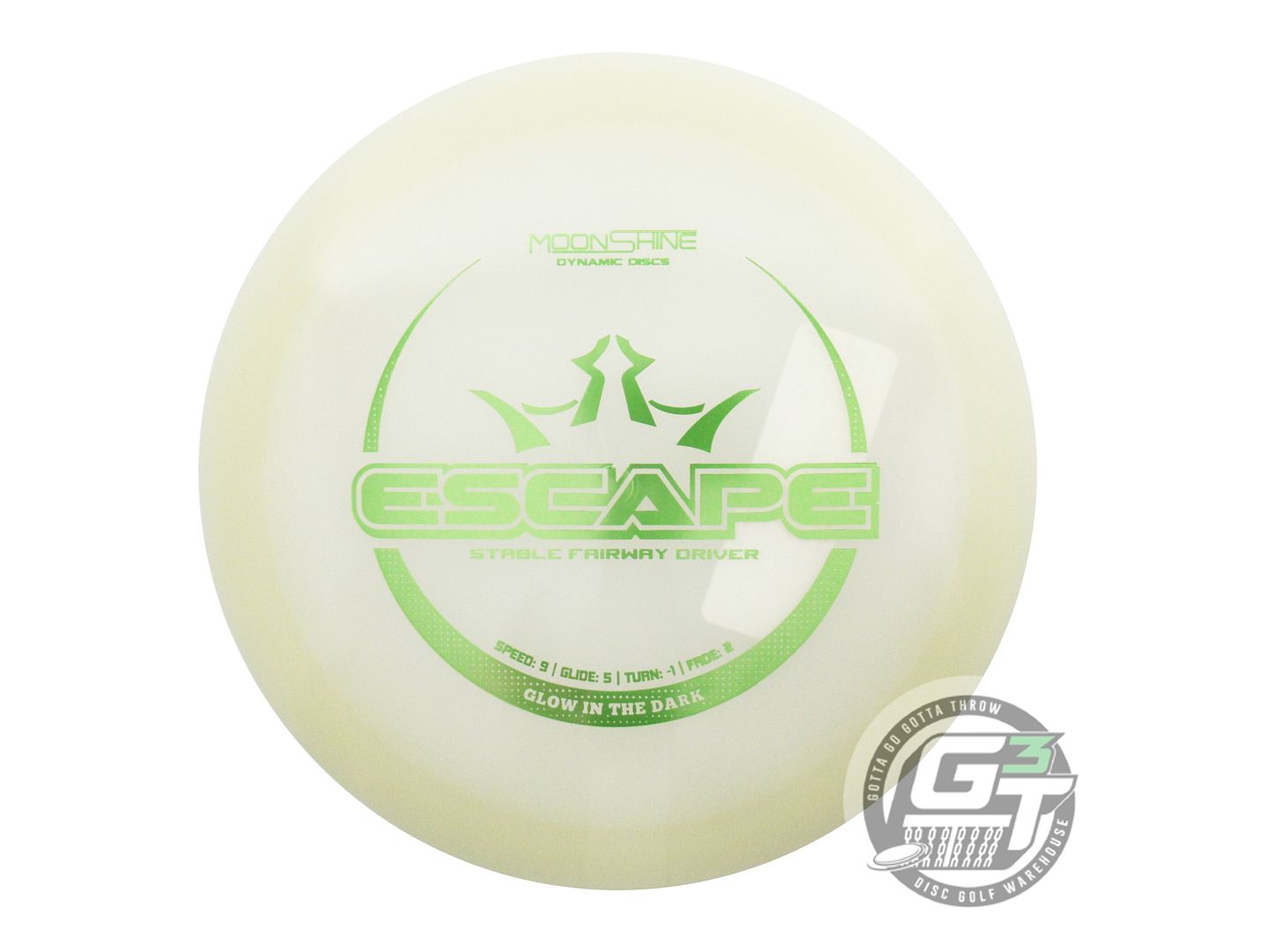 Dynamic Discs Moonshine Glow Lucid Escape Fairway Driver Golf Disc (Individually Listed)