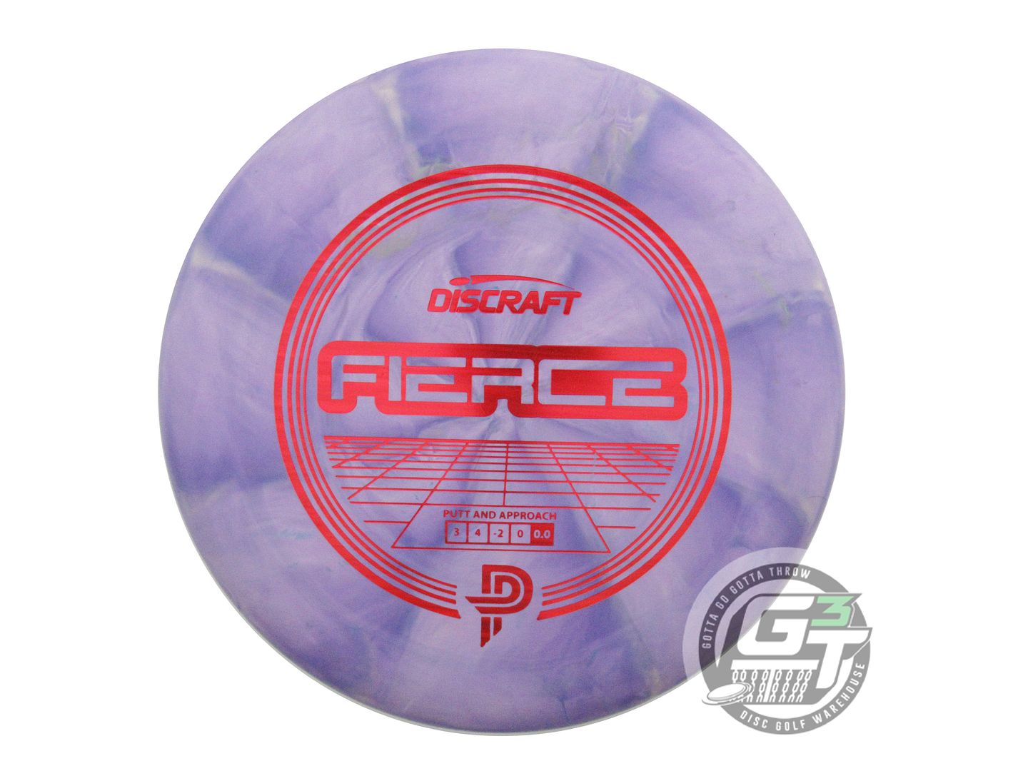 USED Discraft [PIERCE] Jawbreaker Fierce 175g Purple Red Holo Foil Putter Disc