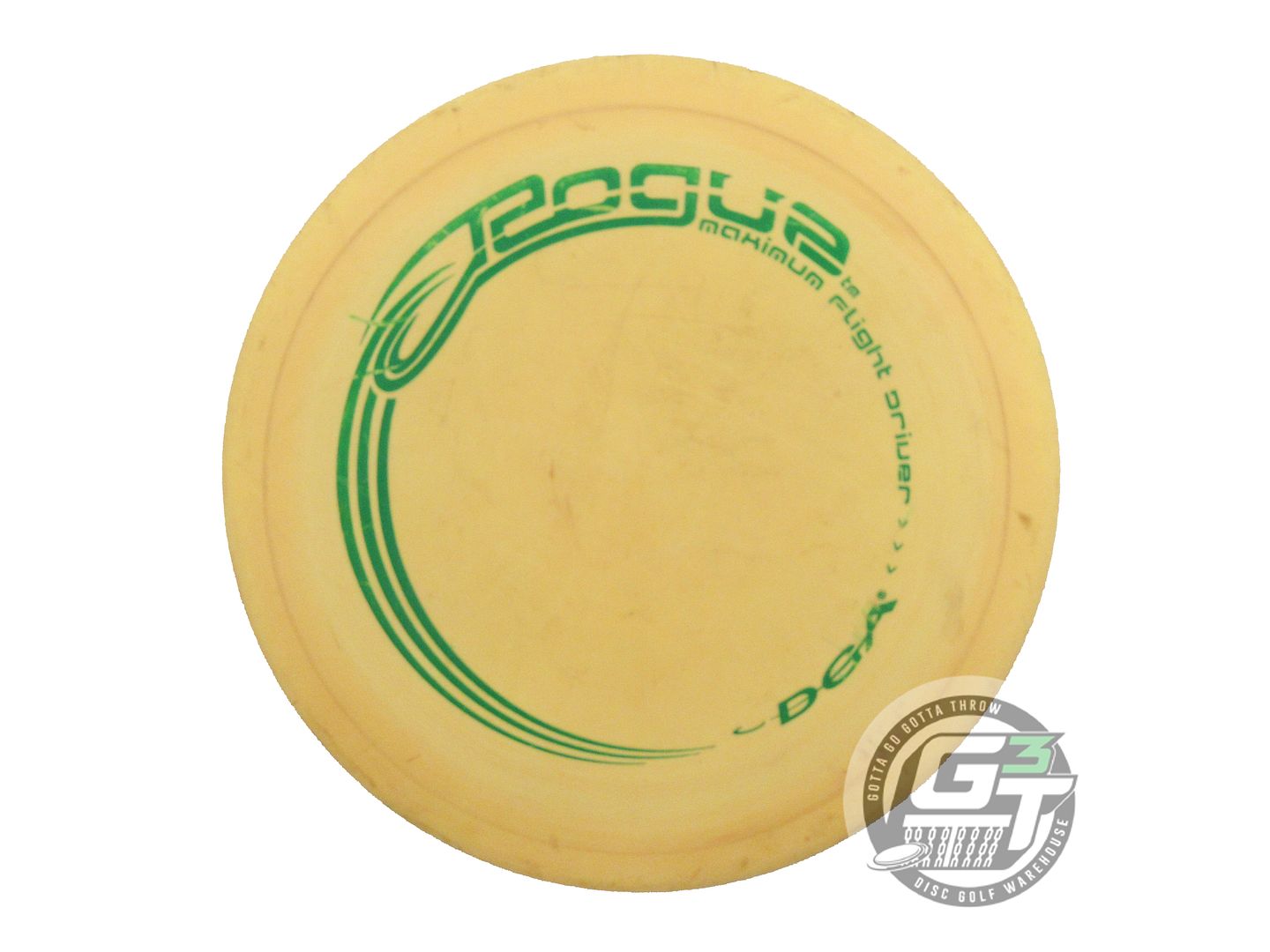 USED DGA ProLine Rogue 168g Marigold Green Stamp Distance Driver Golf Disc