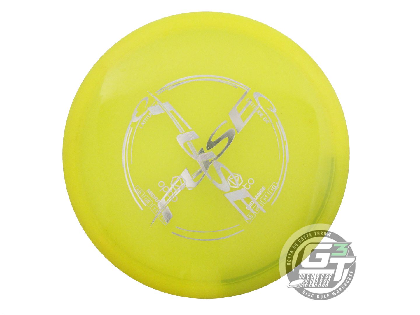 USED Latitude 64 X-OUT Opto Fuse 178g Yellow Midrange Golf Disc