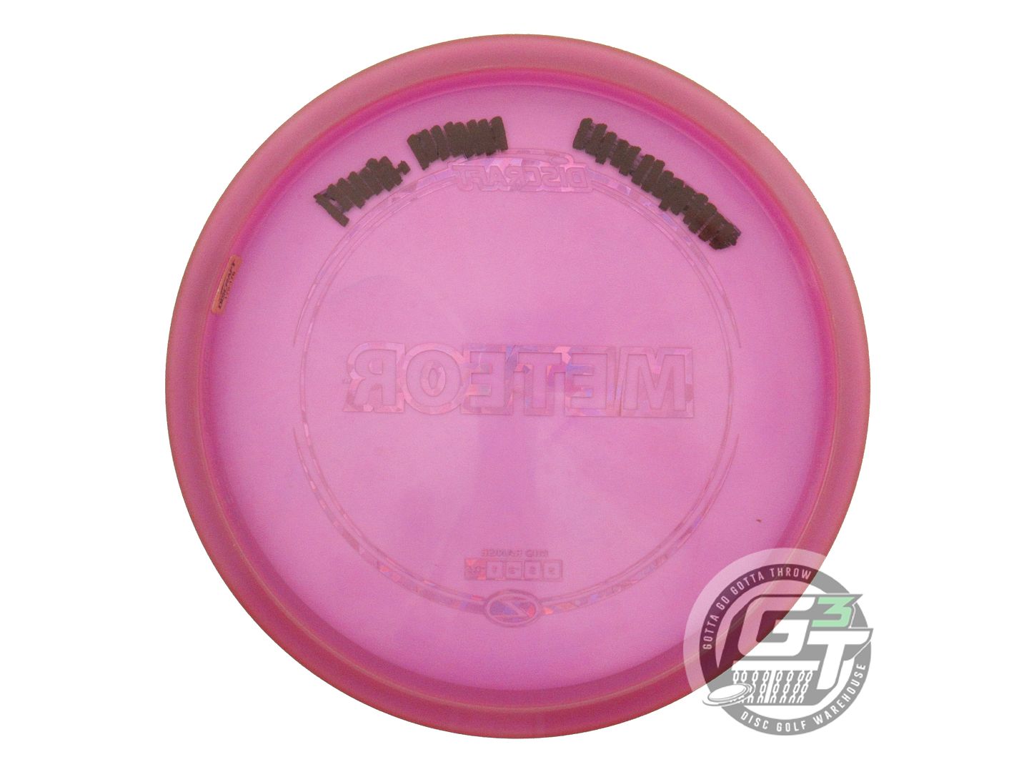 USED Discraft Z Meteor 177g Purple Gold Shatter Foil Midrange Golf Disc