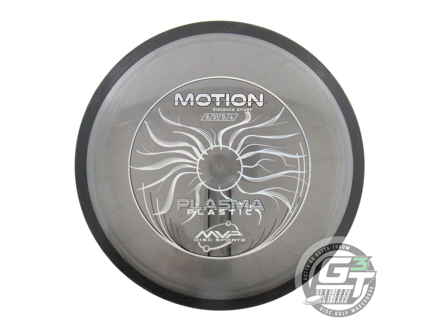 USED MVP Disc Sports Plasma Motion 165g Gray Distance Driver Golf Disc