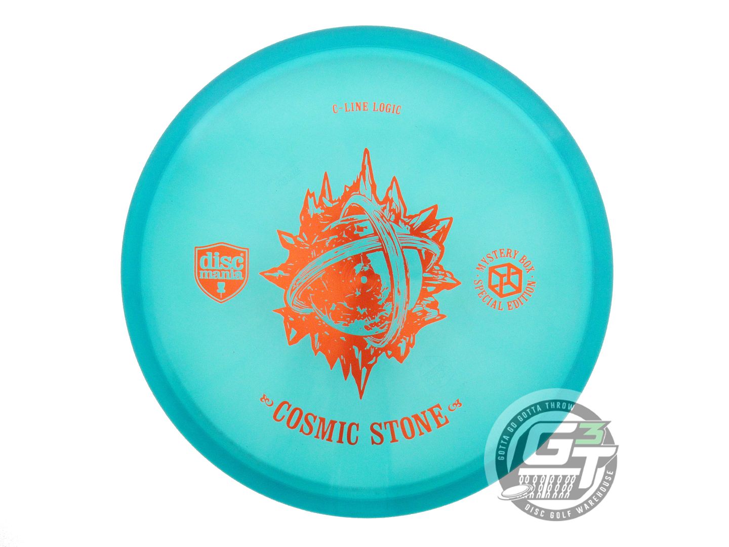 USED DiscMania COSMIC STONE C-Line Logic 173g Teal Orange Foil Putter Golf Disc